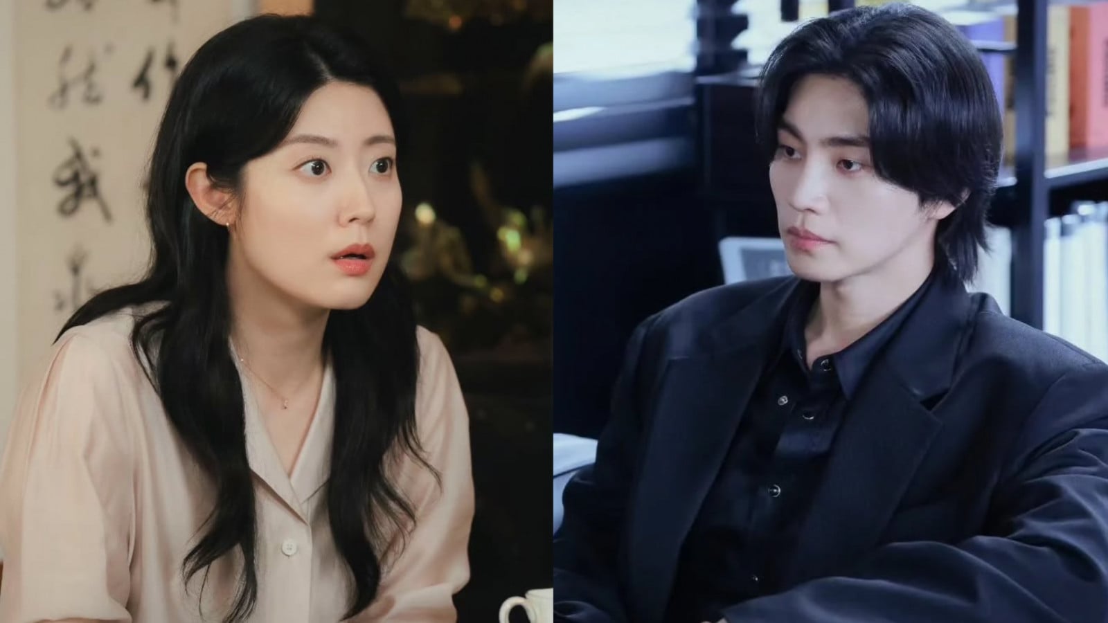 Nam Ji-hyun as Gong Yeon-su and Kim Jae-young as Dokgo Dal in the sex-startup rom-com K-drama ‘Make Me Tingle’