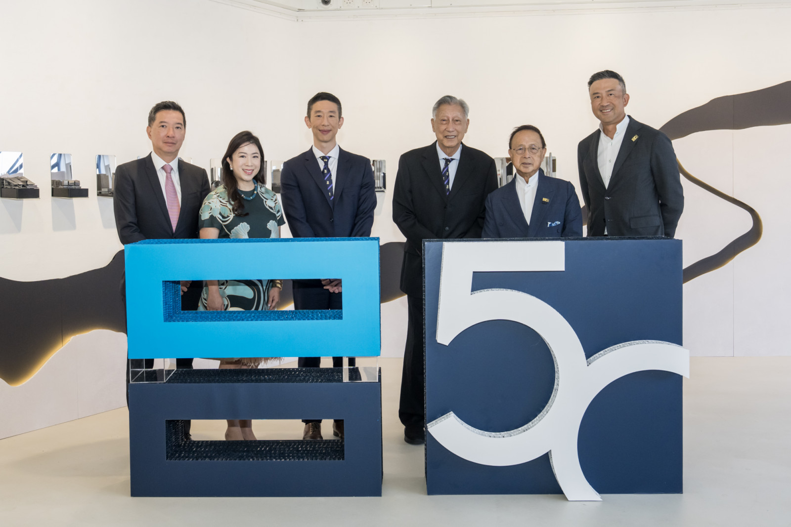 From left: Paul Chu, founder and managing director of RedWolf Airsoft; Leanne Lu Chu, principal of Braemar Hill Nursery School; Chen Wei-Hsu, chief strategy officer and head of business of HKSH Medical Group; Wyman Li, governor of The Li Shu Fan Medical Foundation and chief operating officer of HKSH Medical Group, Bryant Lu, vice chairman of Ronald Lu & Partners, and Ronald Lu, founder and chairman of Ronald Lu & Partners (Photo: courtesy of RLP Asia)