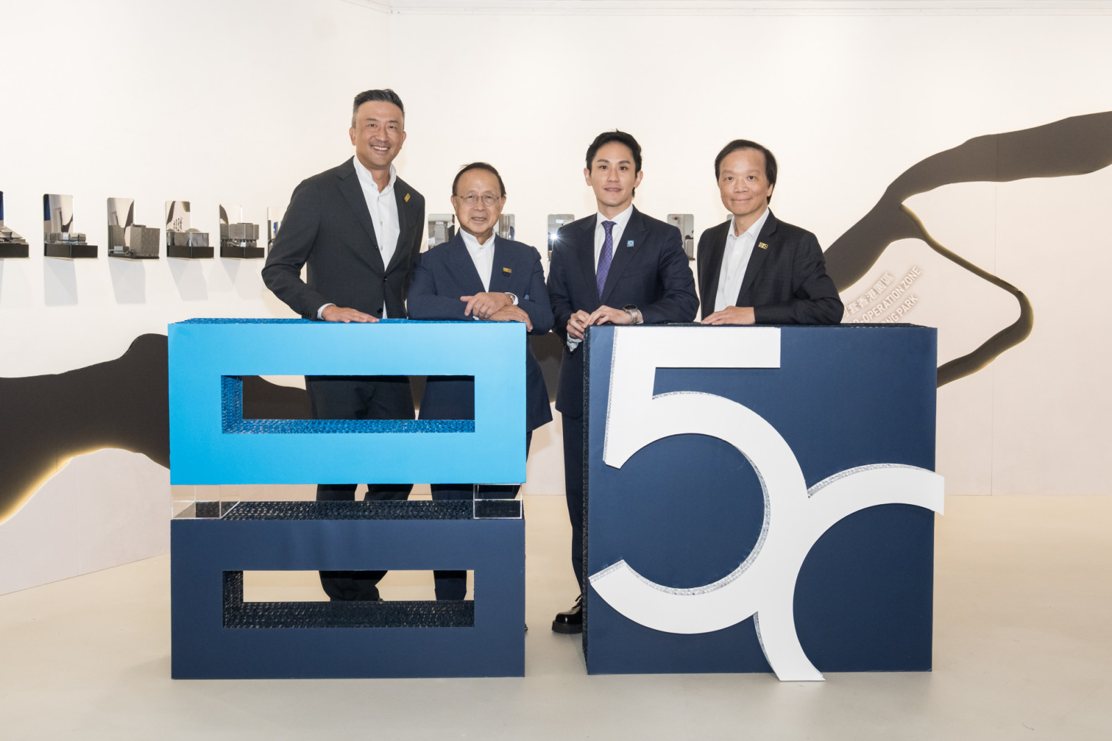From left: Bryant Lu, vice chairman of Ronald Lu & Partners; Ronald Lu, founder and chairman of Ronald Lu & Partners, The Hon Albert Chuang Ka-pun, BBS, chairman and managing director of Chuang’s Consortium International Limited, and Andy Leung, managing director of Ronald Lu & Partners (Photo: courtesy of RLP Asia)