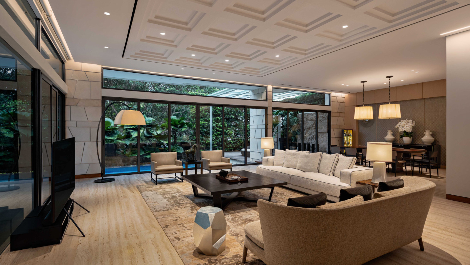 18 years after first working on this stunning Jakarta home, Jie Design returns to refresh the place for modern living’s demands
