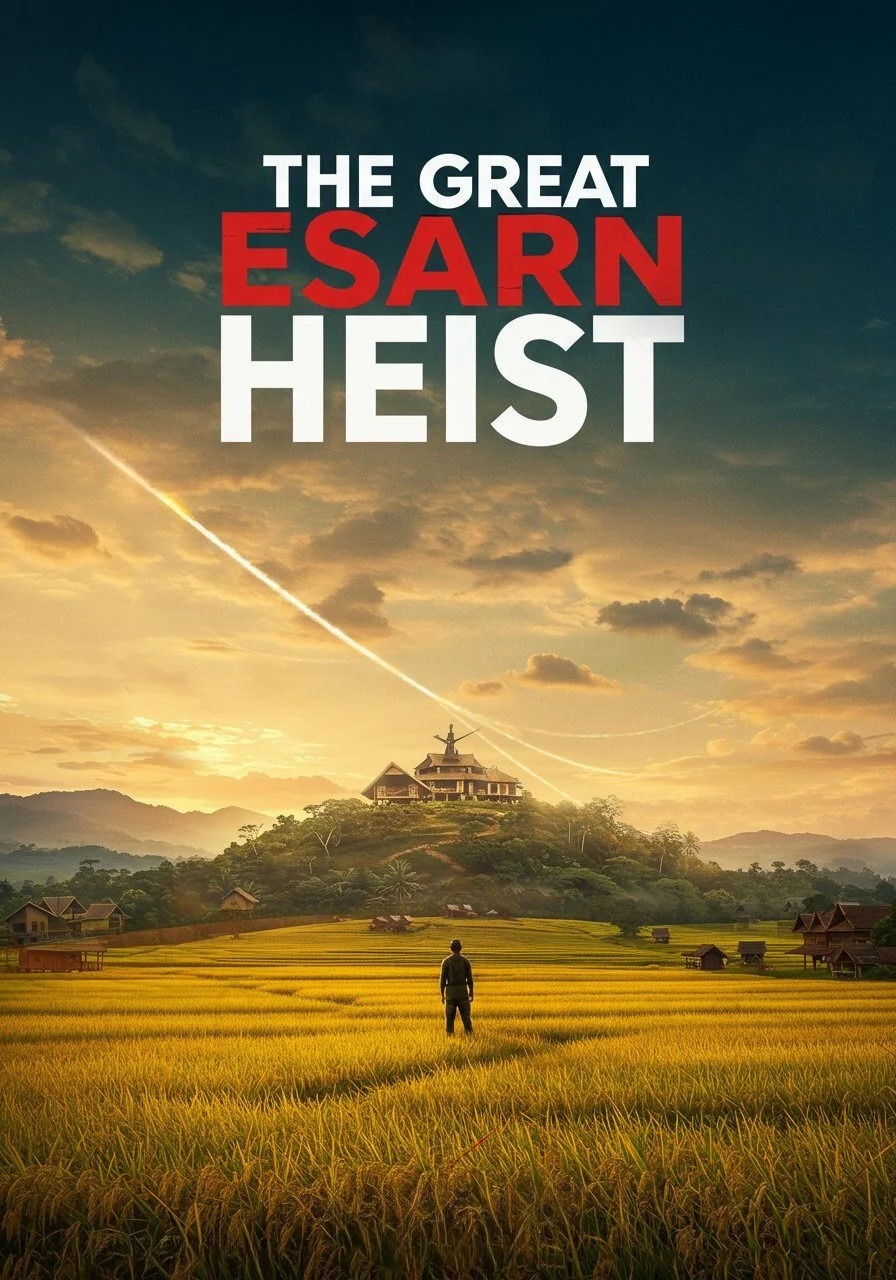 The Great Esarn Heist is an action-comedy heist thriller set in Thailand’s North East. When Dech's family land is stolen by a corrupt local politician, he gathers a crew of old friends and quirky locals to reclaim justice, pride, and their way of life. Directed by Chatana Tiprachat. (ภาพ: tsixtysix.com)