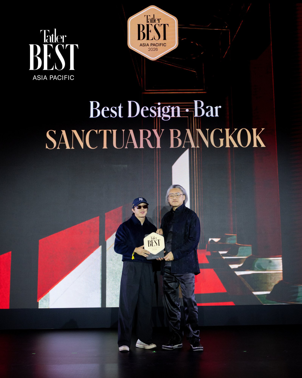 Sanctuary Bangkok ขึ้นเวทีรับรางวัล Best Design - Bar ในงาน Tatler Best Asia Pacific 2026 ณ Yan Garden, Shanghai