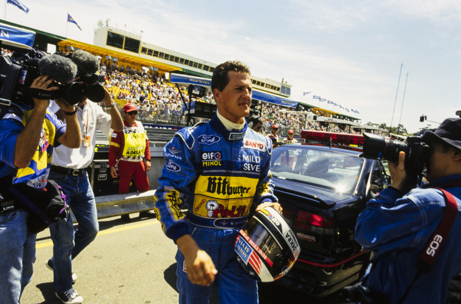Schumacher in his winning 1994 season (Photo: Courtesy of Netflix)