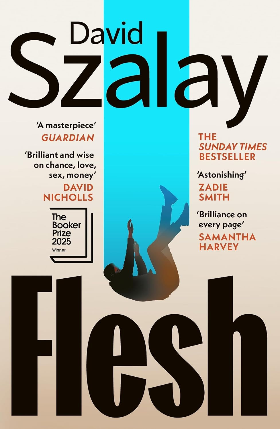 The cover of David Szalay's novel, 'Flesh', winner of The Booker Prize 2025.