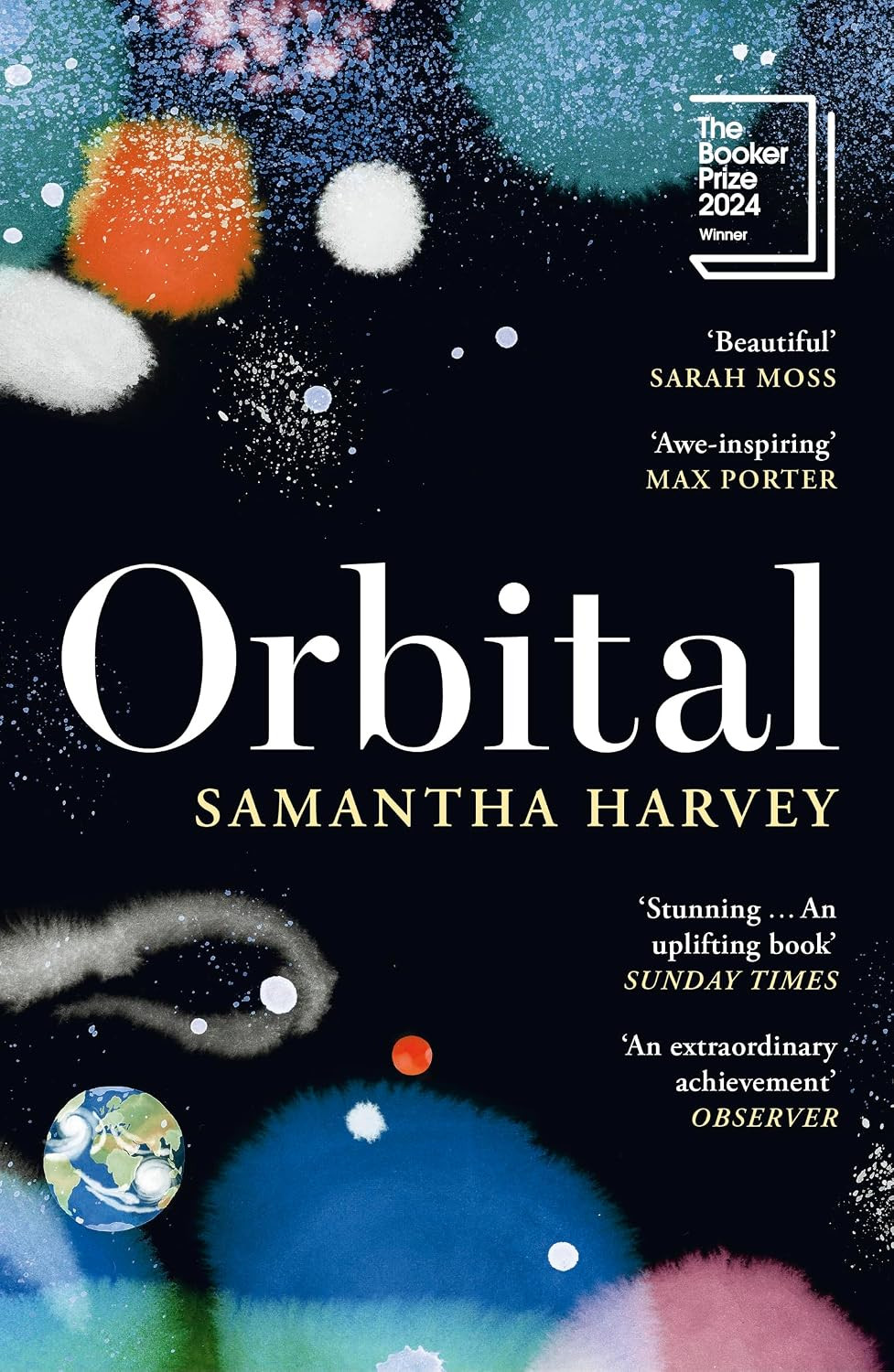Samantha Harvey's 'Orbital,' the winner of The Booker Prize 2024.