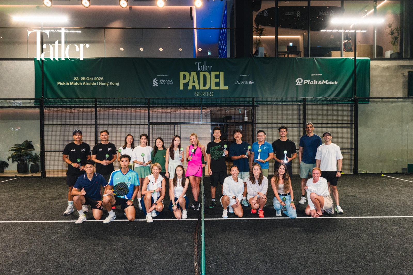 Hong Kong, China - October 25: Tatler Padel Series at Airside on October 25, 2026 in Hong Kong, China. (Photo by {{credit})