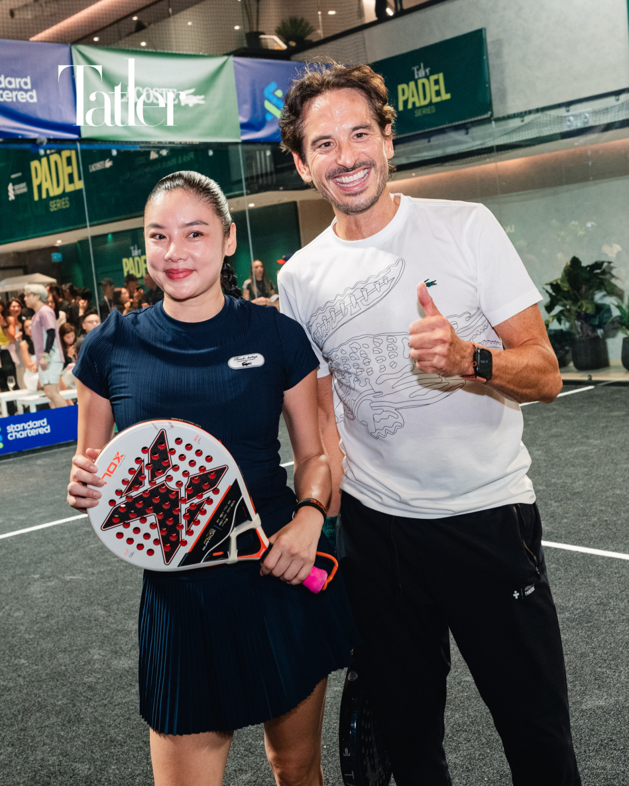 Hong Kong , Hong Kong China - October 23: Tatler Padel Series at Pick & Match on October 23, 2026 in Hong Kong , Hong Kong China. (Photo by Him Lam/Clicksimages)