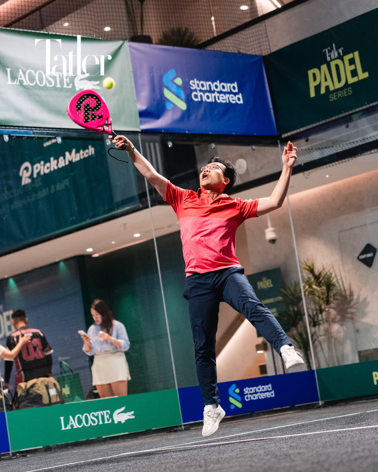Hong Kong , Hong Kong China - October 23: Tatler Padel Series at Pick & Match on October 23, 2026 in Hong Kong , Hong Kong China. (Photo by Him Lam/Clicksimages)