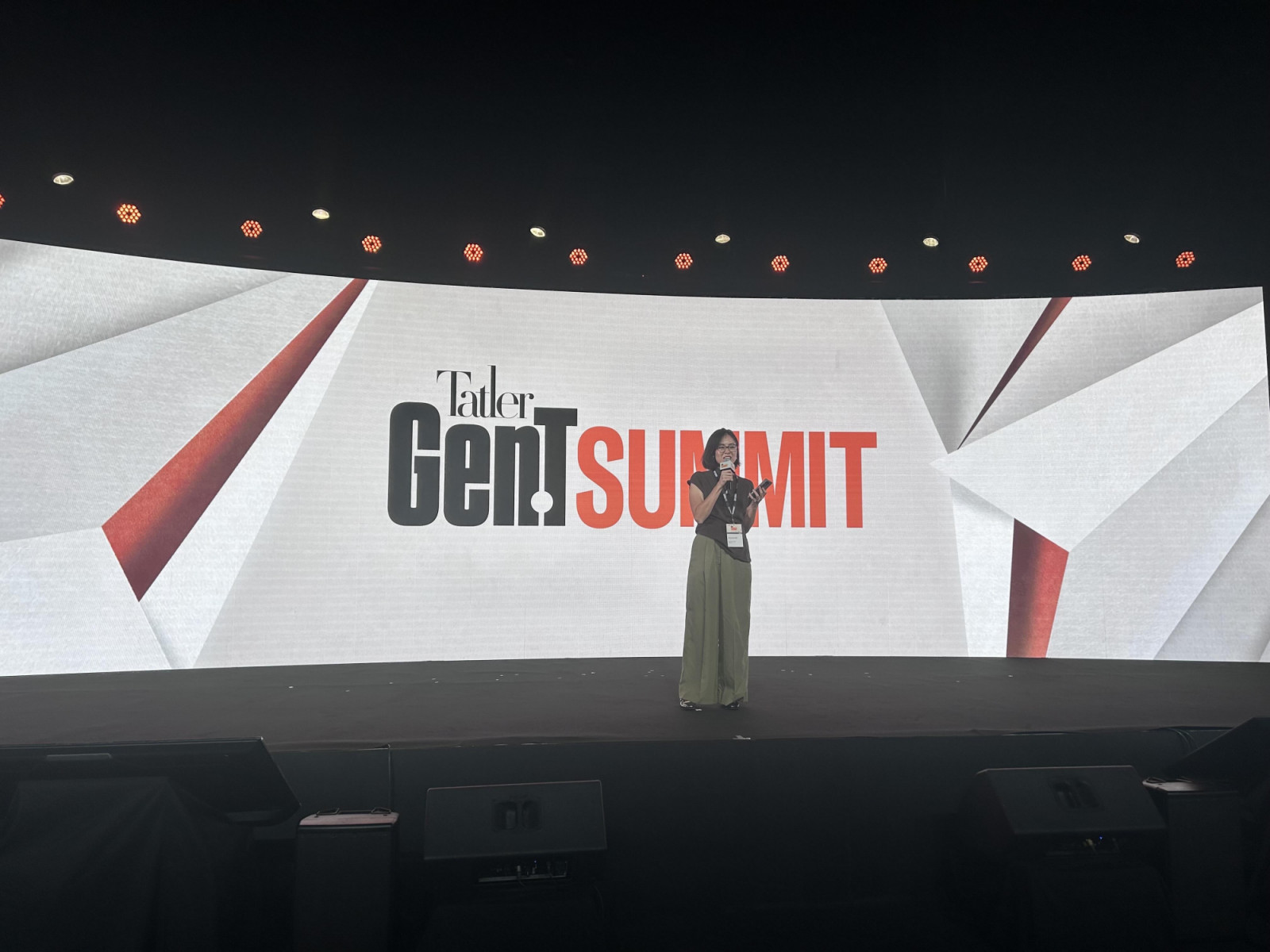 Chong Seow Wei, regional senior editor, Tatler Leadership gives the welcome address