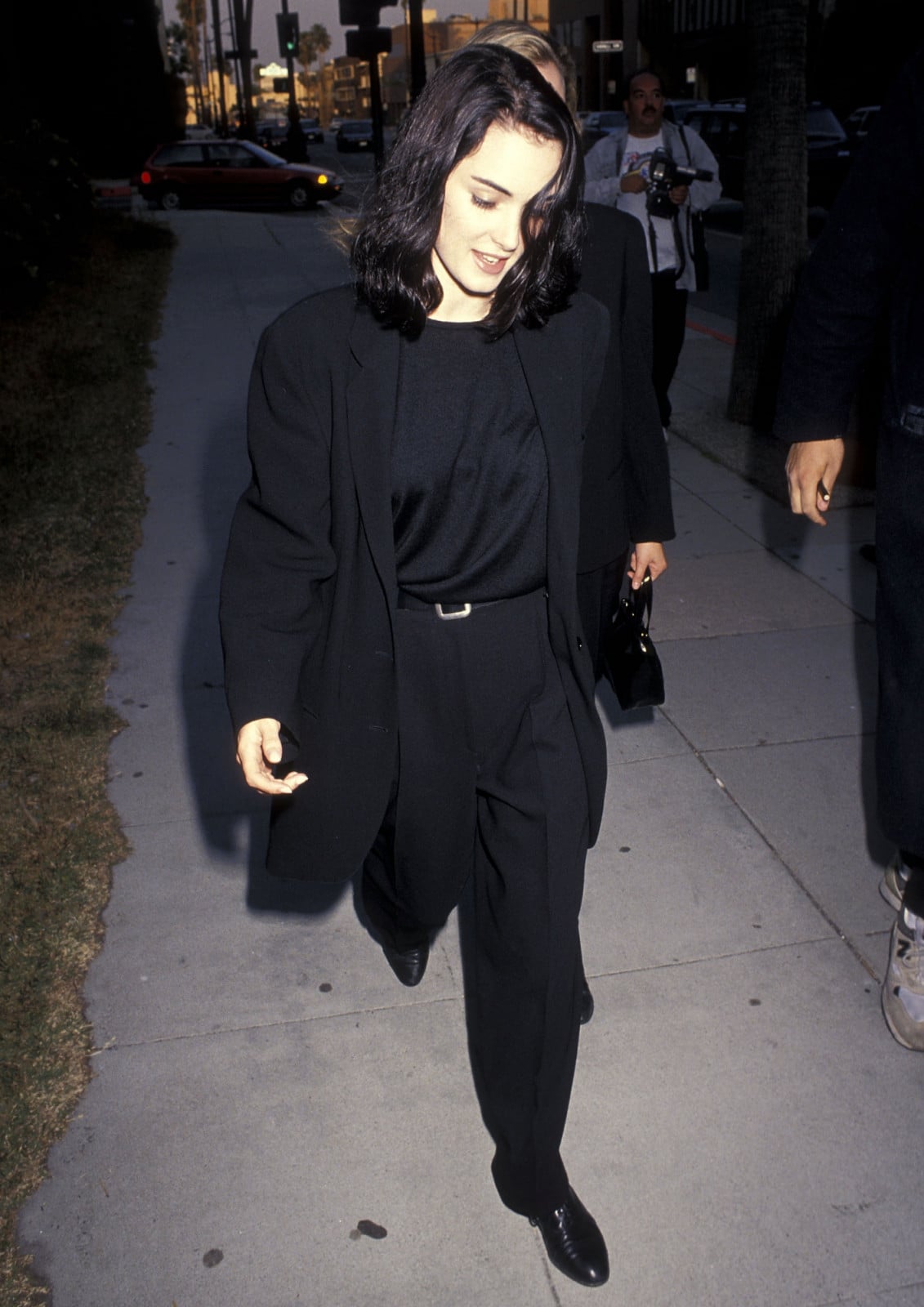 BEVERLY HILLS, CA - MAY 22: Actress Winona Ryder attends the "Backdraft" Beverly Hills Premiere on May 22, 1991 at the Academy Theatre in Beverly Hills, California. (Photo by Ron Galella, Ltd./Ron Galella Collection via Getty Images)
