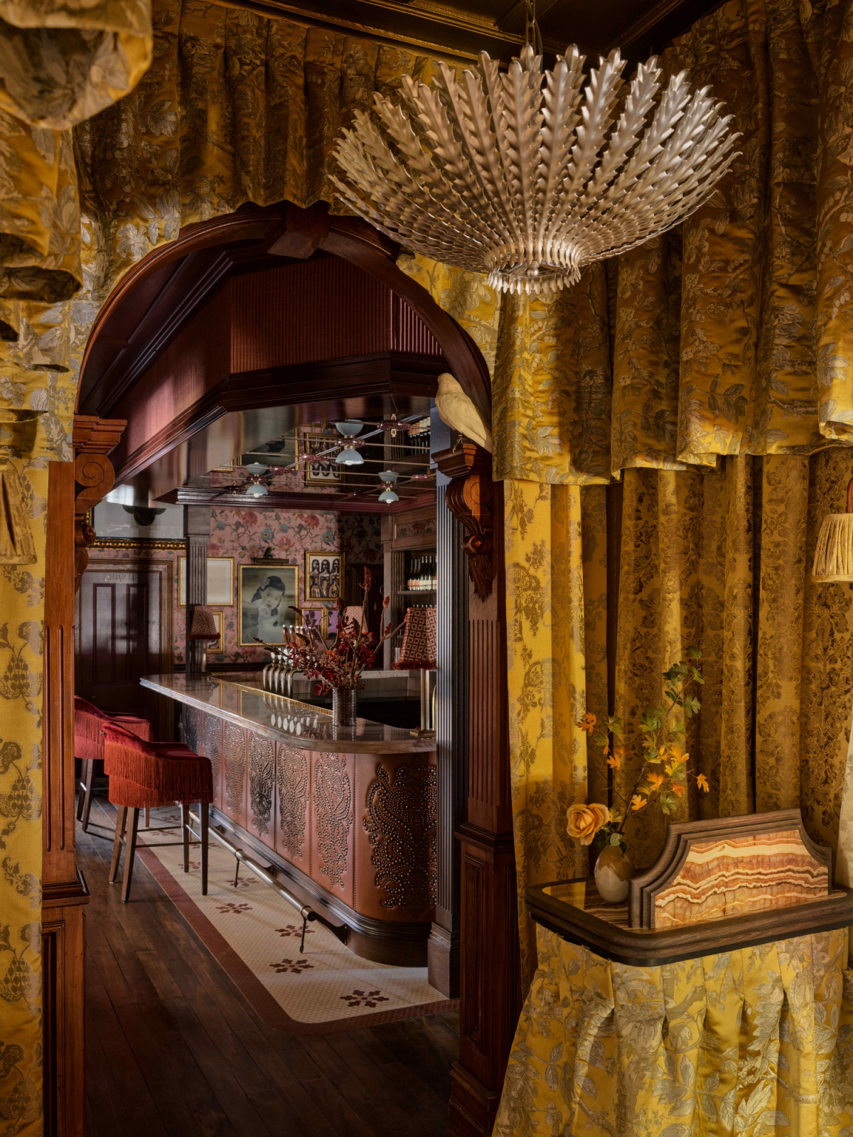 The interior design is entrenched in character and full of heritage