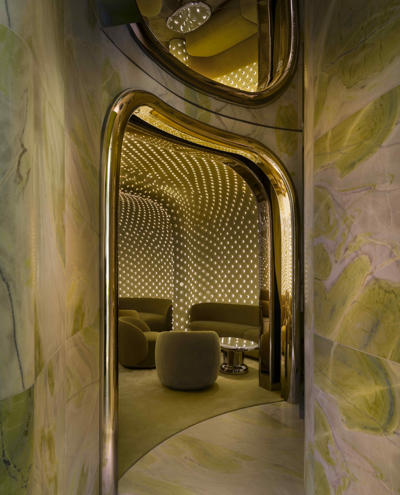 The concealed private room adds another layer of discovery
