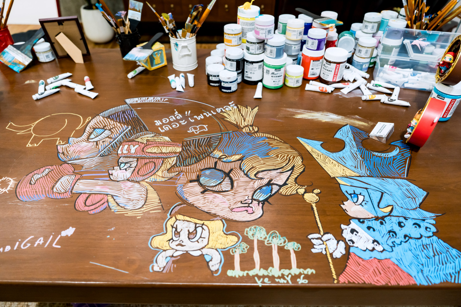 บรรยากาศภายในนิทรรศการ MOLLY 20th Anniversary Exhibition - Bangkok (ภาพ: POPMART)
