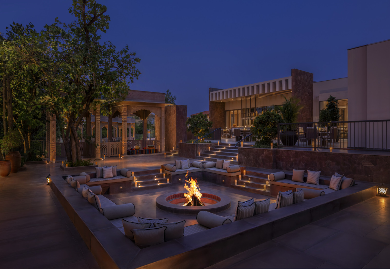 Firepit (Photo: courtesy of JW Marriott Ranthambore)