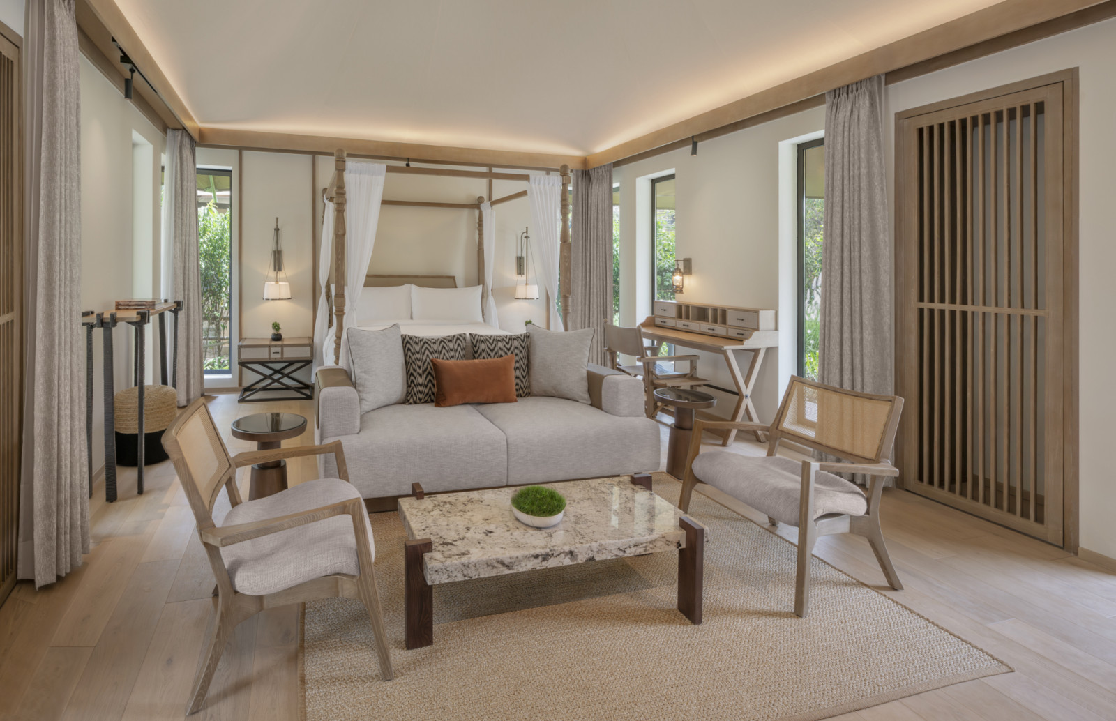 Inside the tented room (Photo: courtesy of JW Marriott Ranthambore)