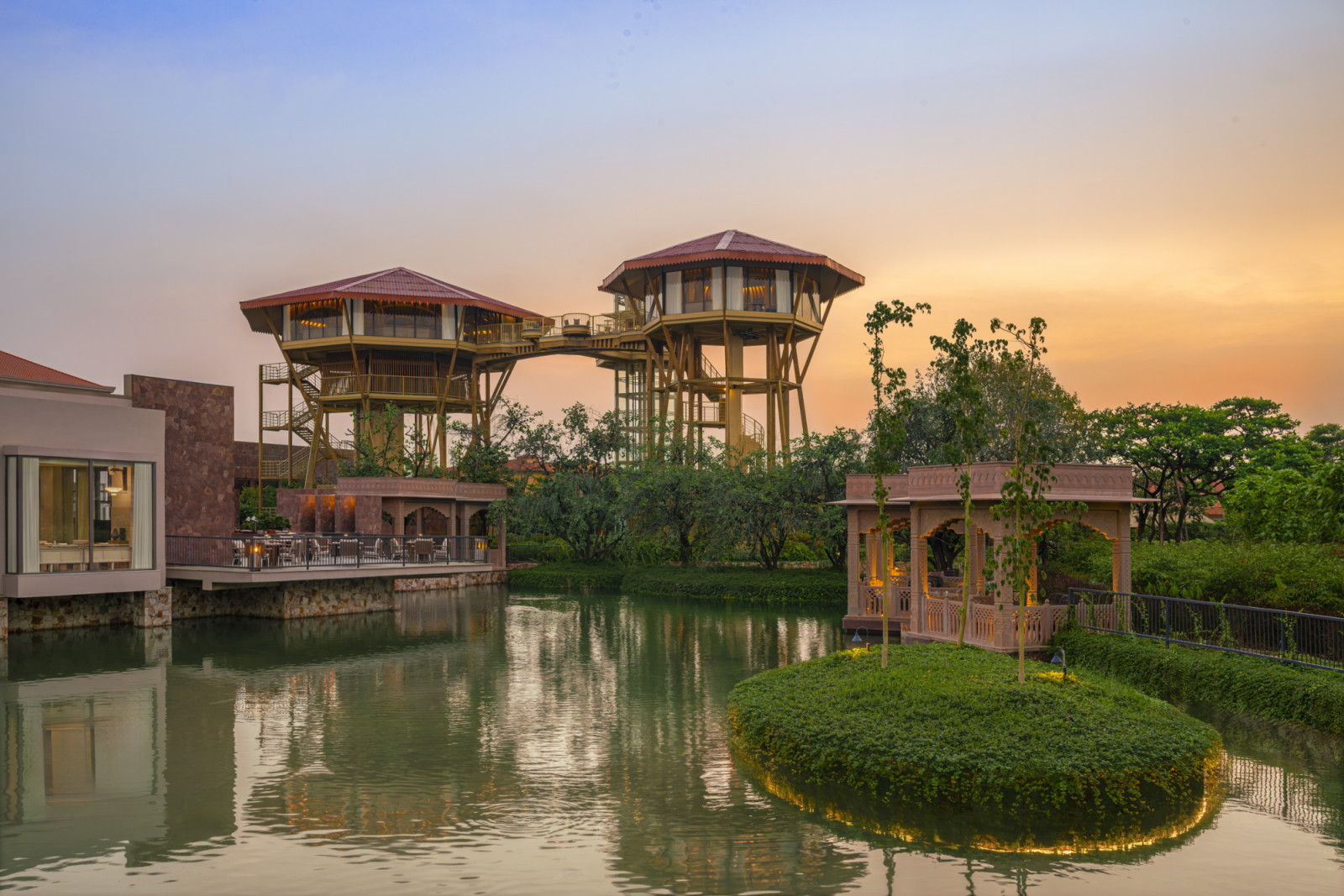 Skyloft from a distance (Photo: courtesy of JW Marriott Ranthambore)