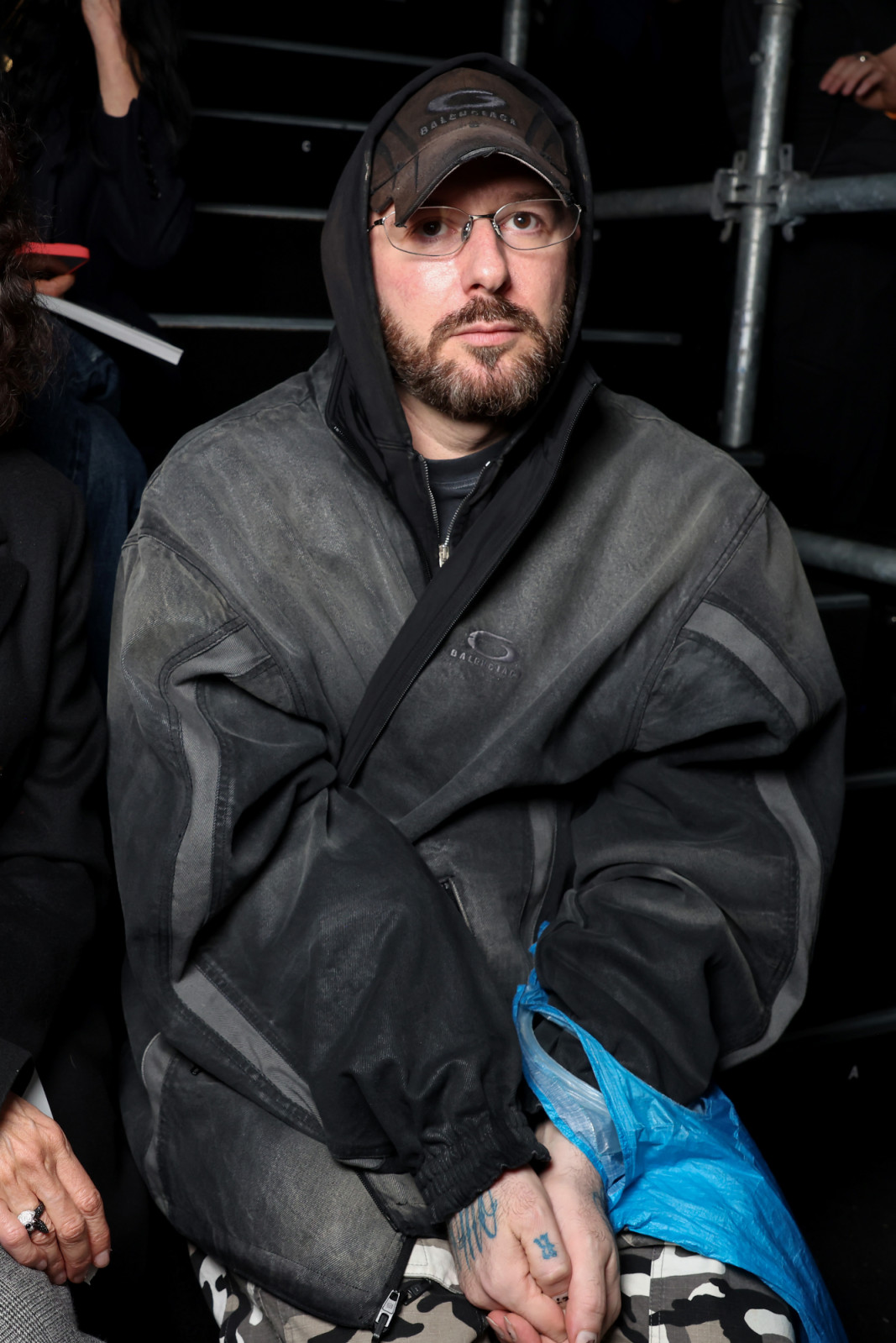 PARIS, FRANCE - JANUARY 29: Demna Gvasalia attends Vertigineux, the Valentino Haute Couture Spring-Summer 2025 show as part of Paris Fashion Week on January 29, 2025 in Paris, France. (Photo by Victor Boyko/Getty Images for Valentino)